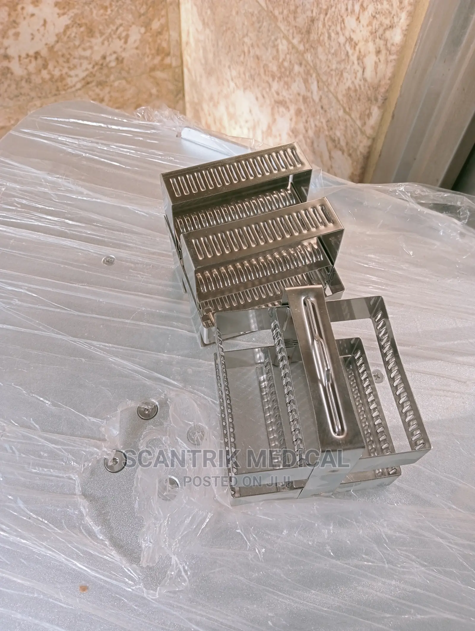 Staining Rack Microscope Slide Holder