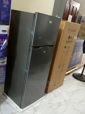 LG Standing Double Door Refrigerator. Top Freezer.