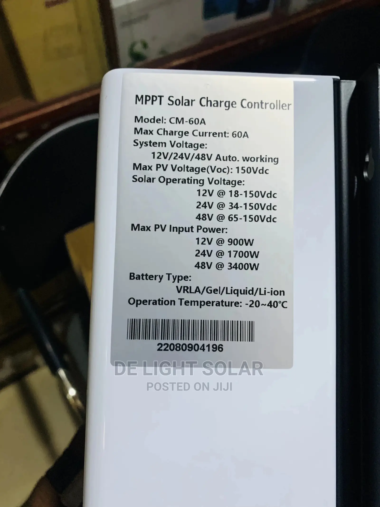 60A Diamond Mppt Charge Controller