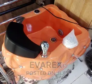 Quality Pedicure Bowl Kit. Orange Color