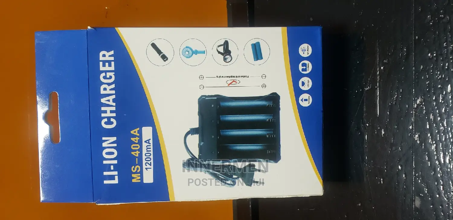 18650 Lithium Battery Charger- 4 Slots