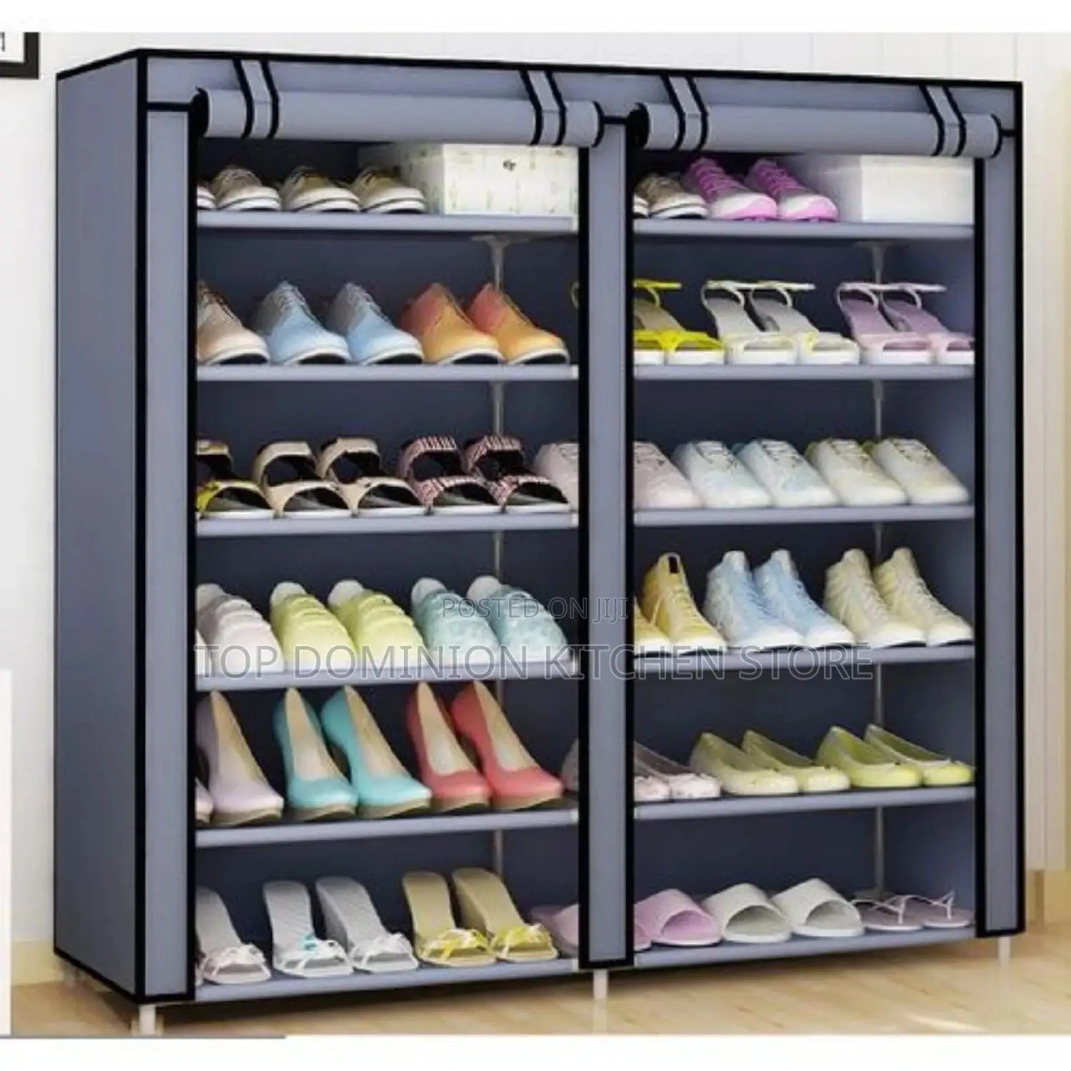 Modern Dust Proof Rack-Double Sided (6-Tier)