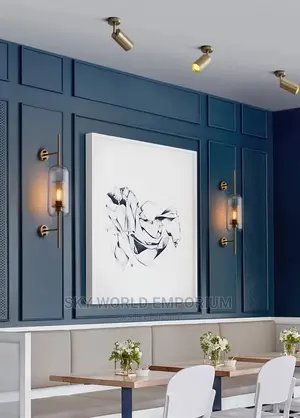 Modern Glass Wall Lamps Bronze Light