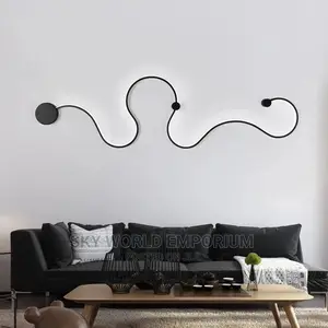 Modern LED Wall Long Line Indoor Lamps