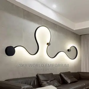 Modern LED Wall Long Line Indoor Lamps