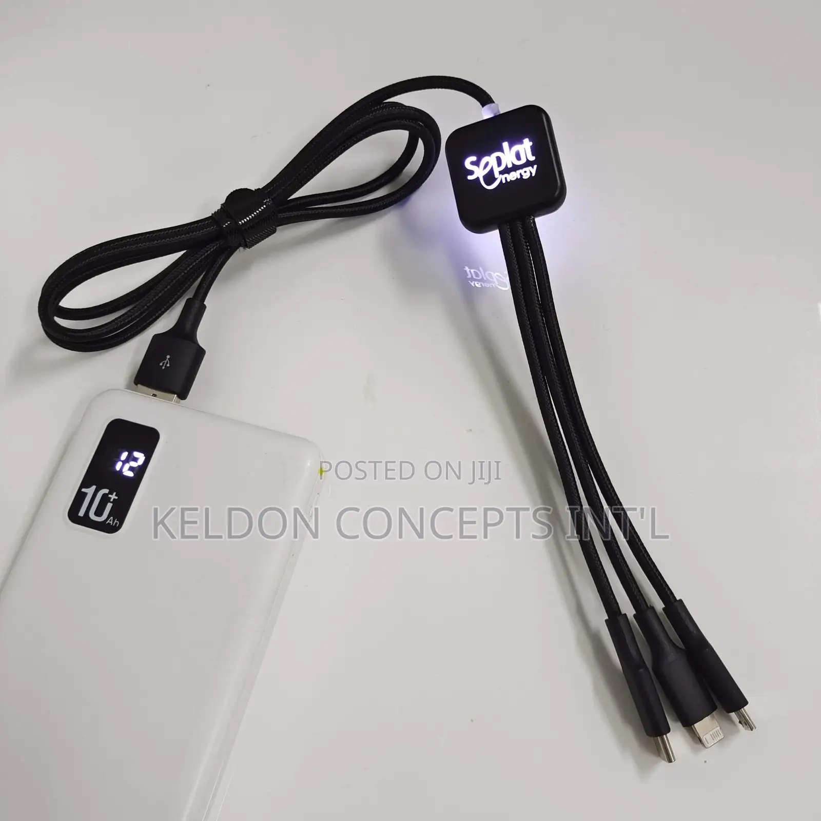 3 in 1 Led Charging Cable Moq: 200pcs