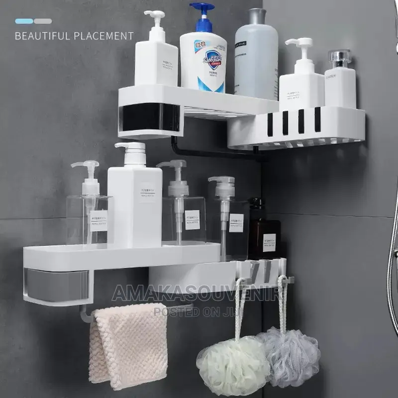 Corner Shower Rack Bathroom