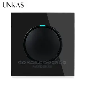 Push Button Wall Switch 15A Aluminum