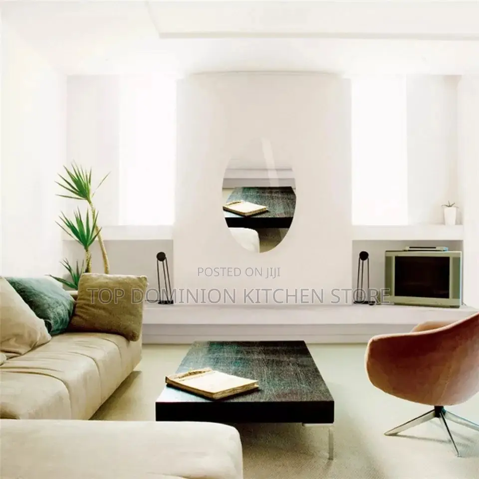 Removable Acrylic Wall Mirror Stickers