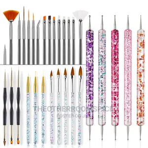 31pc Acrylic Polygel Nail Design Brush Set