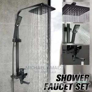 Black Square Shower