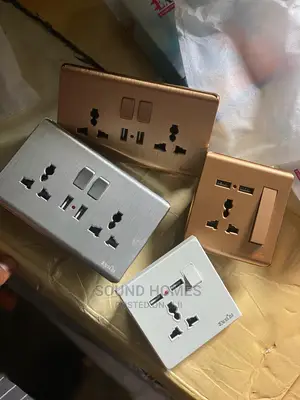 13amps Single and Double Sockets With USB Port