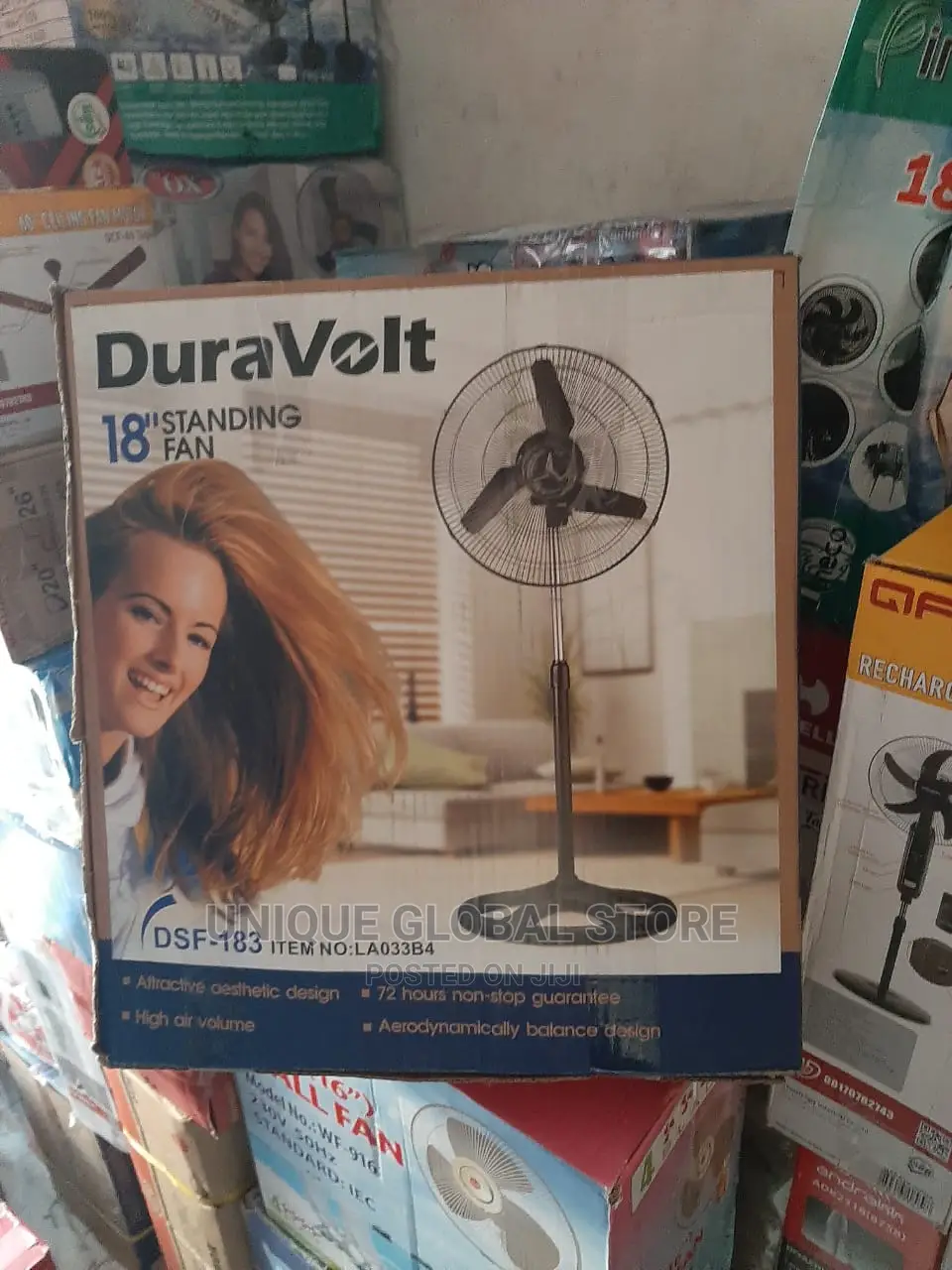Duravolt Standing Fan 18 Inches