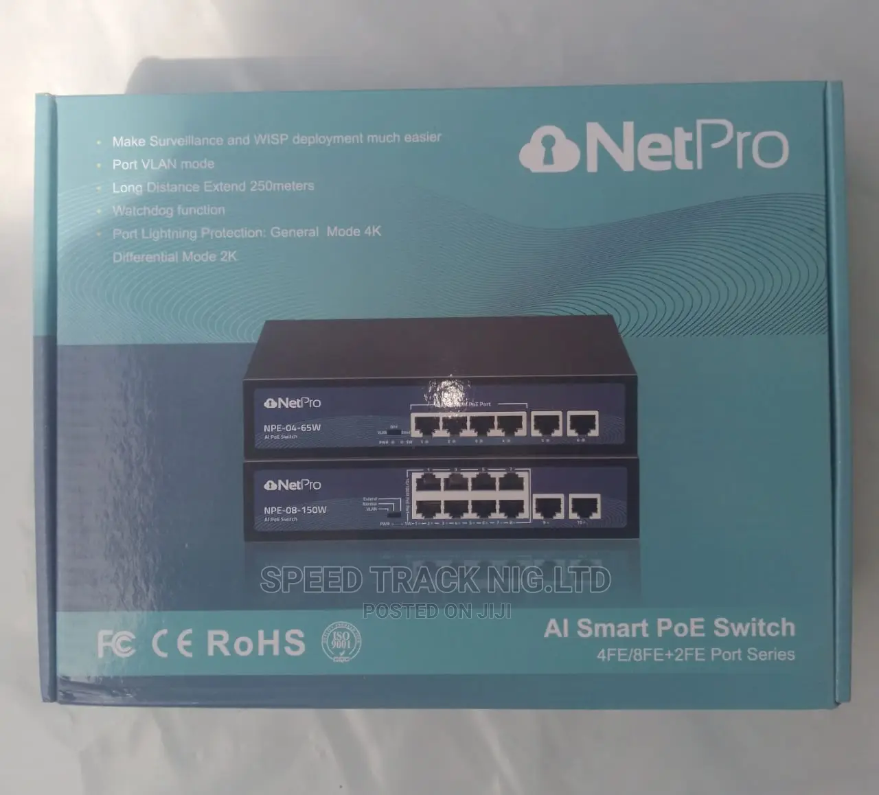 Netpro 4-Port Poe Switch