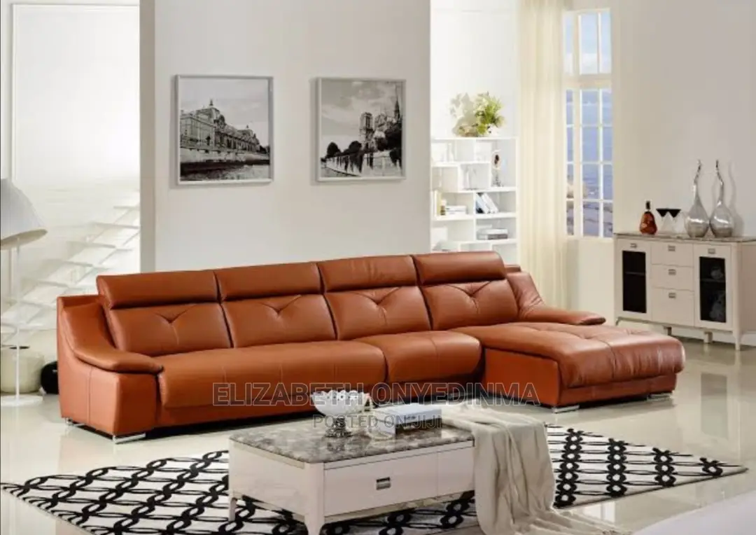 L Shape Leather Chair