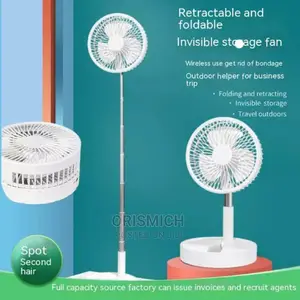 Retractable And Foldable Fan