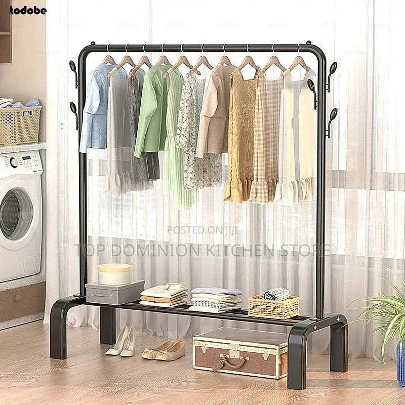 Floor-Standing Clothes Rack