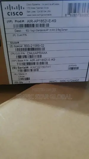 Cisco Air-ap1852i-e-k9 Access Point