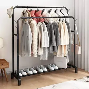 Standing Double Clothes Rack