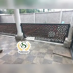 Lasercut Railing Entrance Cover