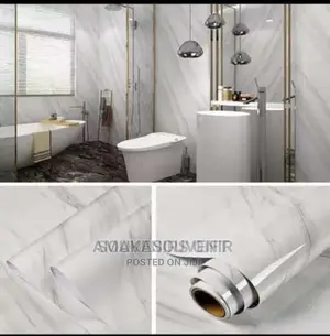 Self Adhesive Water Resistant Marble Wallpaper