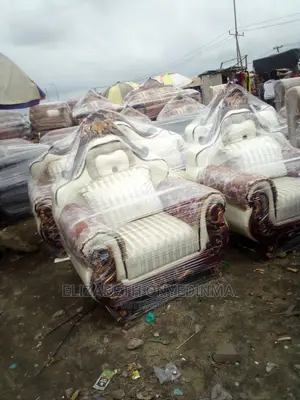 Quality 7 Seater Living Room Fabric Sofa Chair.