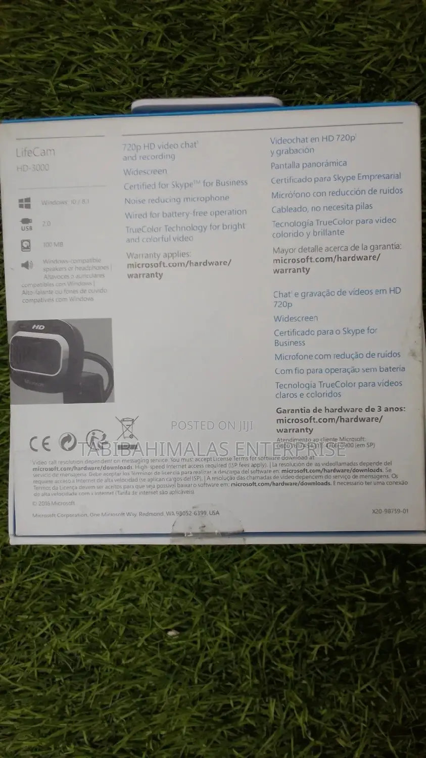 Hd3000 Microsoft Webcam