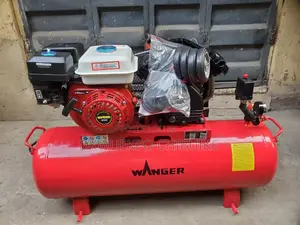 Air Compressor With Petrol Engine 6.5hp 10bar 150psi 150L