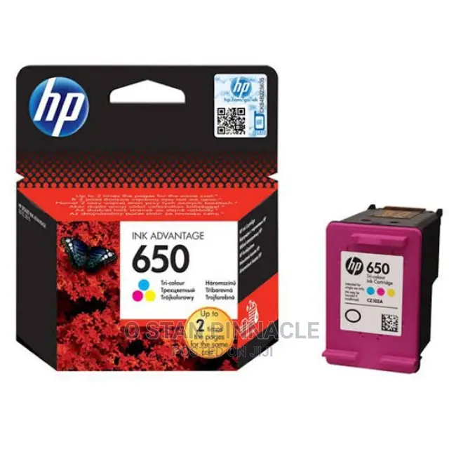 Hp 650 Coloured Ink