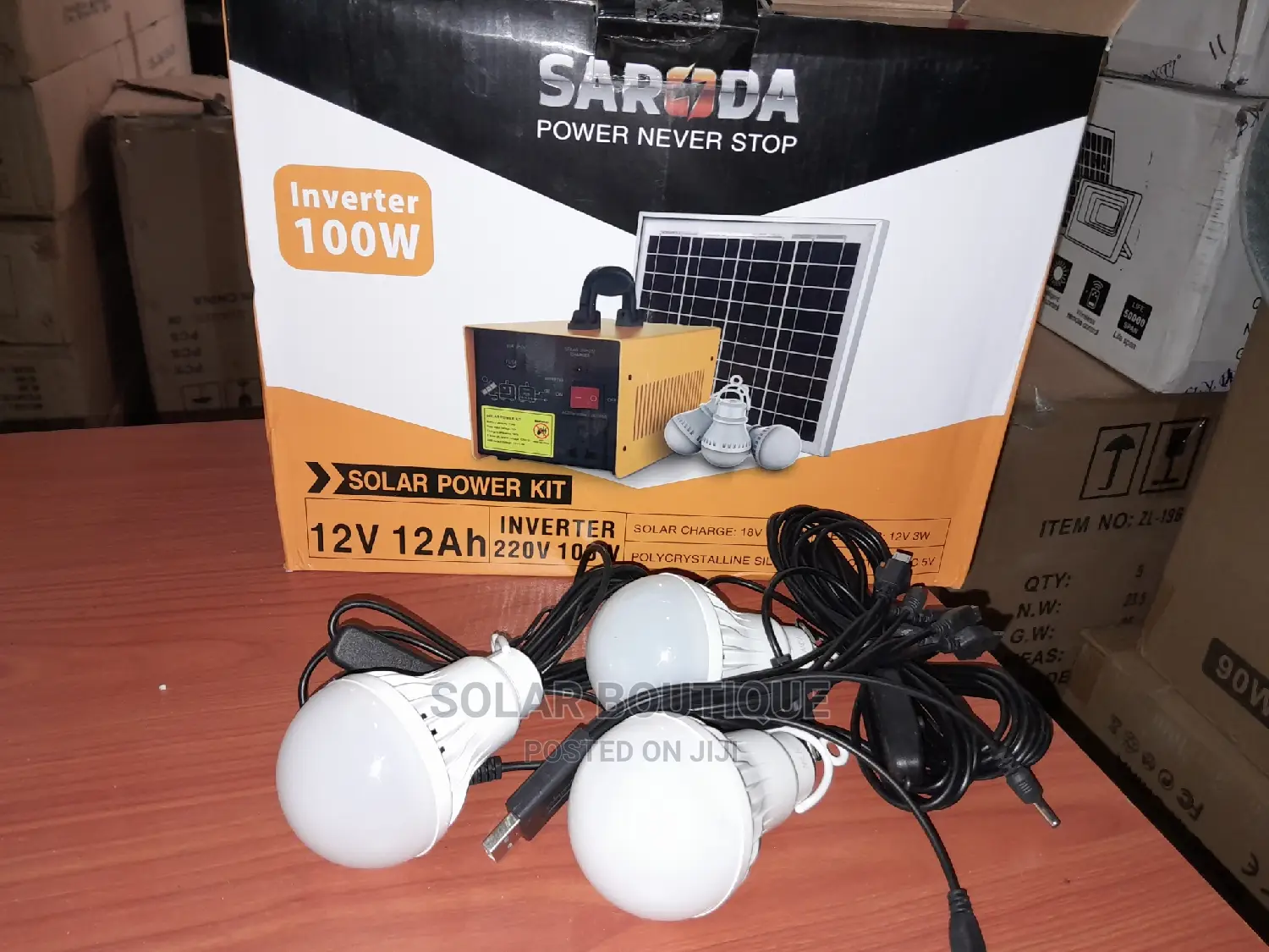 100w Solar Generator