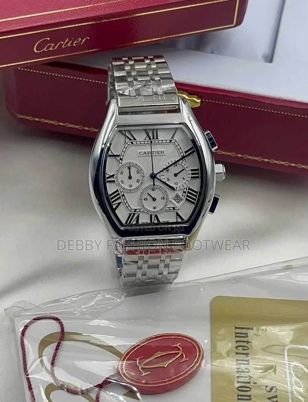 Cartier Chronograph Chain Watch