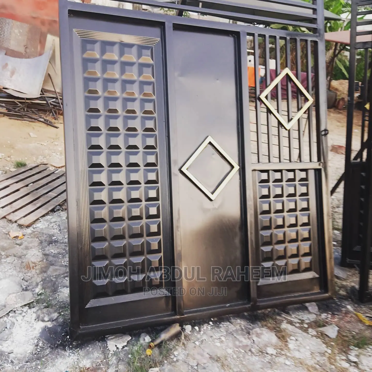 Modern Design Entrance Iron Gate