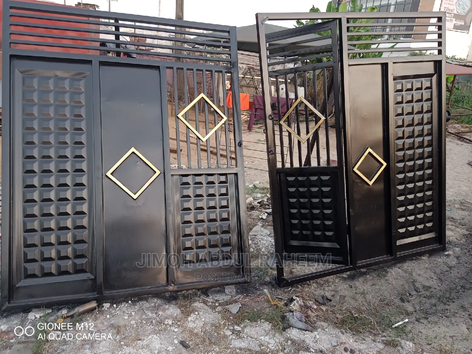 Modern Design Entrance Iron Gate
