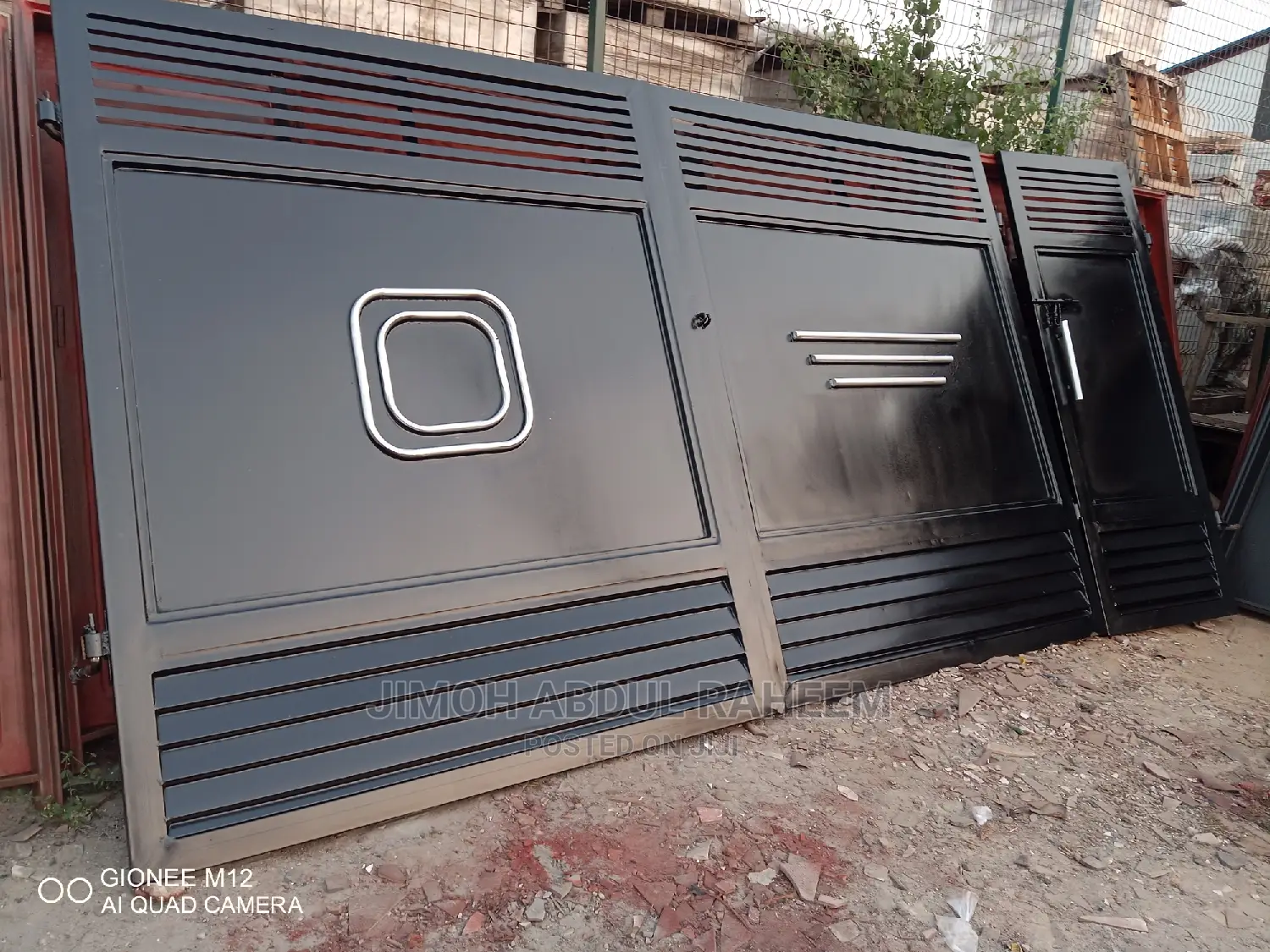 Modern Design Entrance Iron Gate