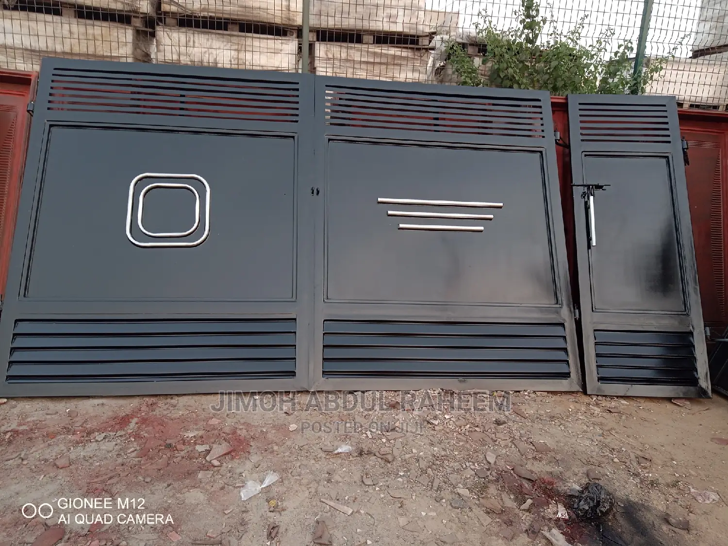 Modern Design Entrance Iron Gate