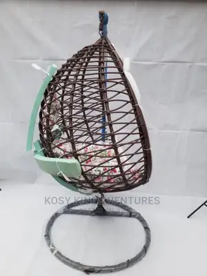 Photo - Quality Rattan Made Outdoor/Indoor Hanging Swing Chair.
