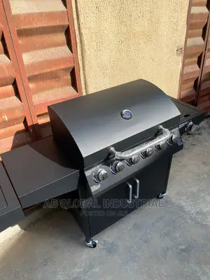 6 Burner Bbq Machine With Side Cooker