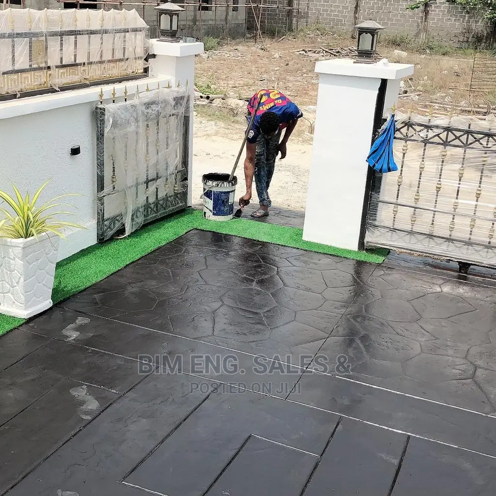 Stamping Concretes Polish Paint Floor