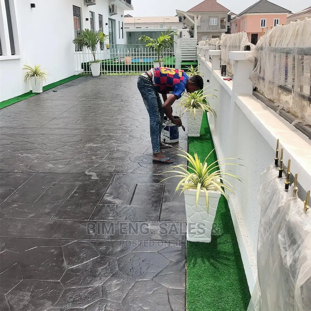 Stamping Concretes Polish Paint Floor