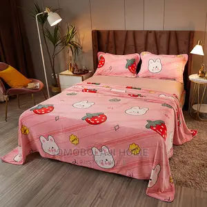 7 by 7 Bed Sheet With Two Pillow Cases