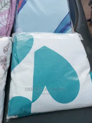 7 by 7 Bed Sheet With Two Pillow Cases