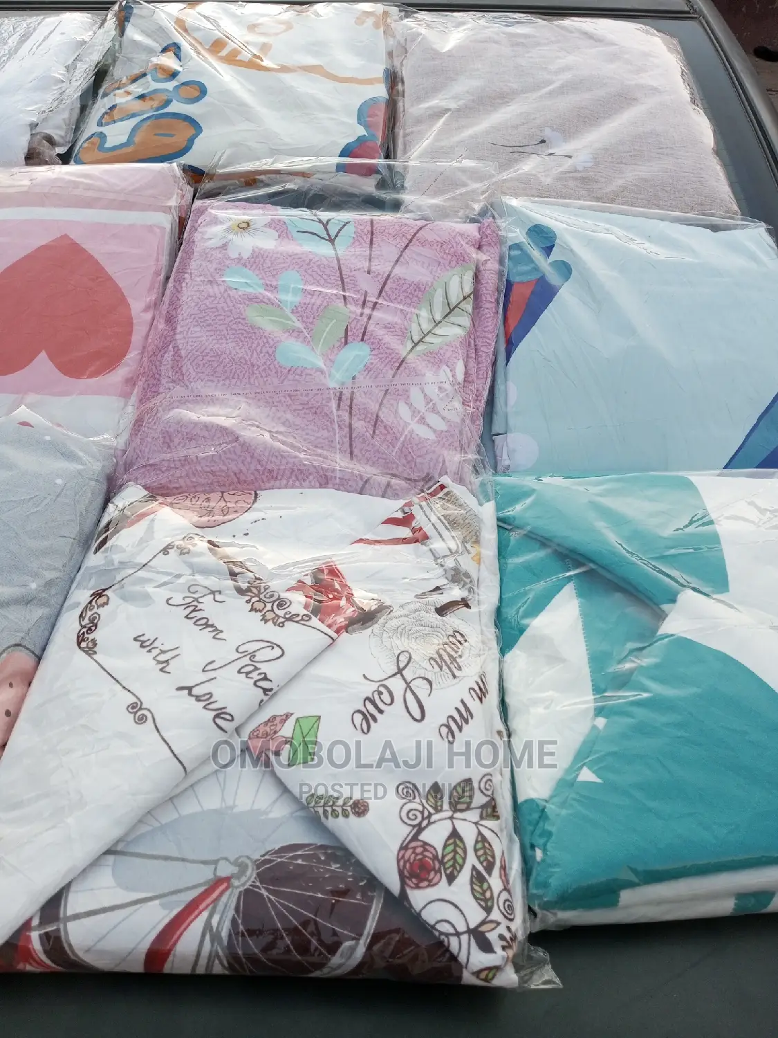 7 by 7 Bed Sheet With Two Pillow Cases