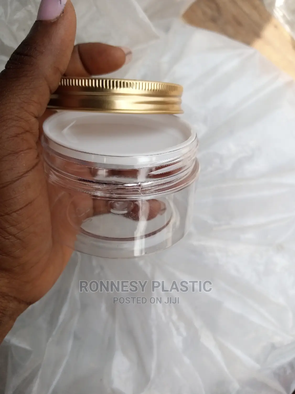 100g Transparent Plastic Cup With Inner