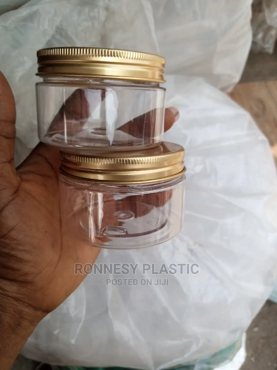 100g Transparent Plastic Cup With Inner