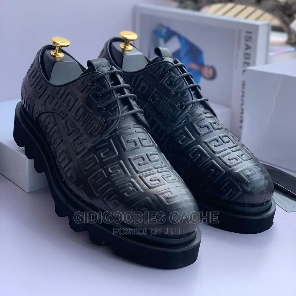 Givenchy Men's Black Neoprene Combat Boots