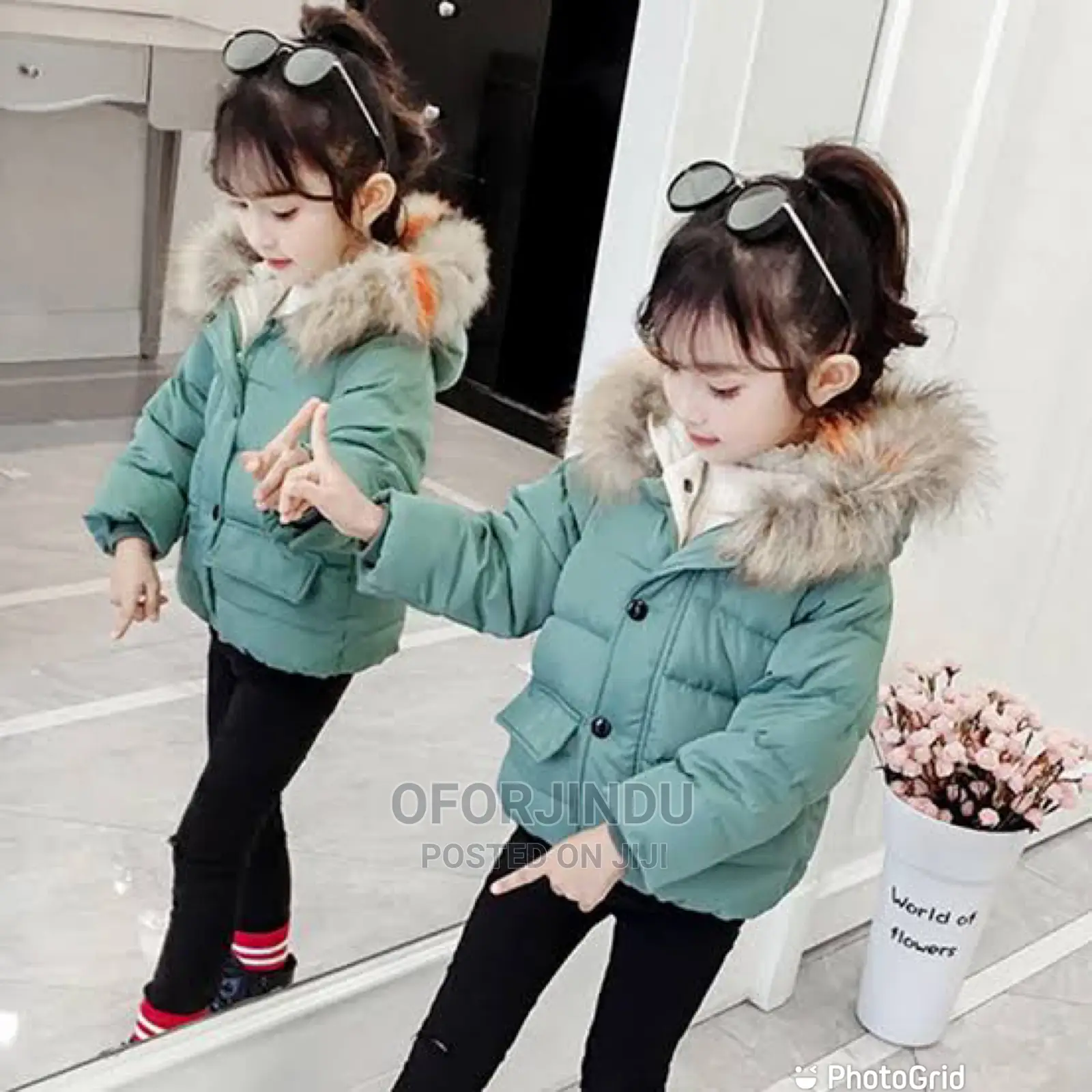 Children Winter Jacket Foreign Used Original