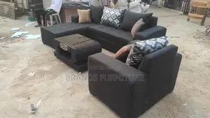 Photo - Beautiful Black Lshap Centre Table N Single Seater