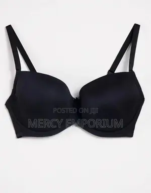 Size 40F Bra Black Bra, Wired and Foam Paded Black Bra