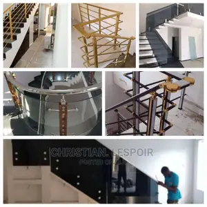Stainless Steel With and Without Glass Handrails