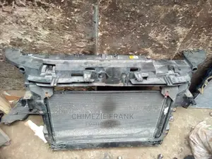 Front Cut Mazda CX 9 Radiator and Fan and Condenser